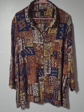 Ali Miles Tribal Print Tunic